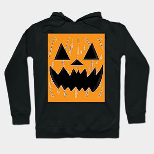 Jack O Lantern Halloween Pumpkin Face Design Hoodie